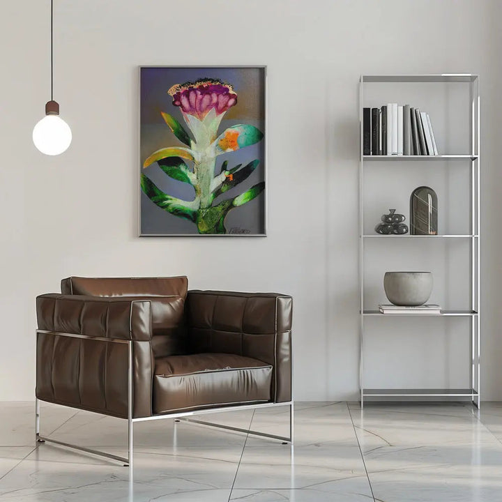 Flower Z - Stretched Canvas, Poster or Fine Art Print I Heart Wall Art