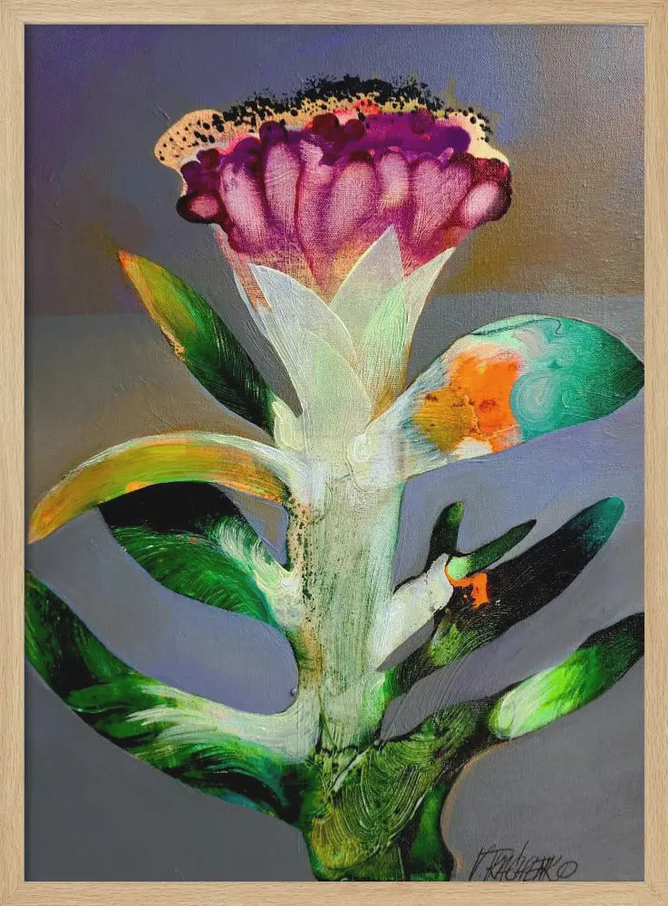 Flower Z - Stretched Canvas, Poster or Fine Art Print I Heart Wall Art