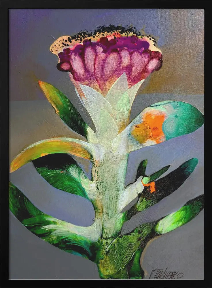Flower Z - Stretched Canvas, Poster or Fine Art Print I Heart Wall Art