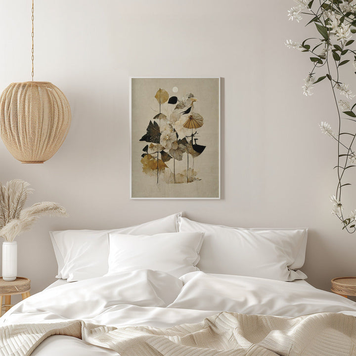 Flowers And Sun - Stretched Canvas, Poster or Fine Art Print I Heart Wall Art
