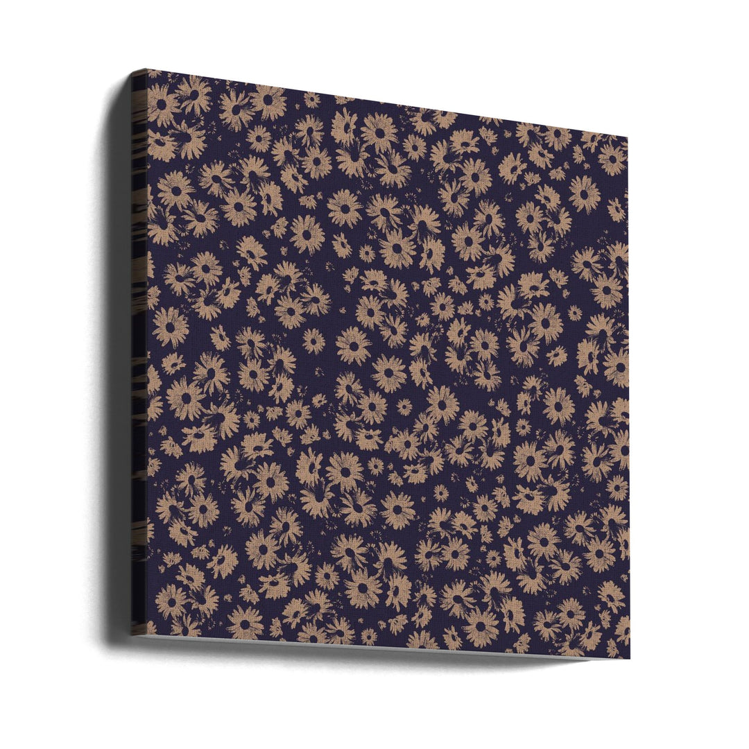 Flowers At Dawn Nº2 - Square Stretched Canvas, Poster or Fine Art Print I Heart Wall Art