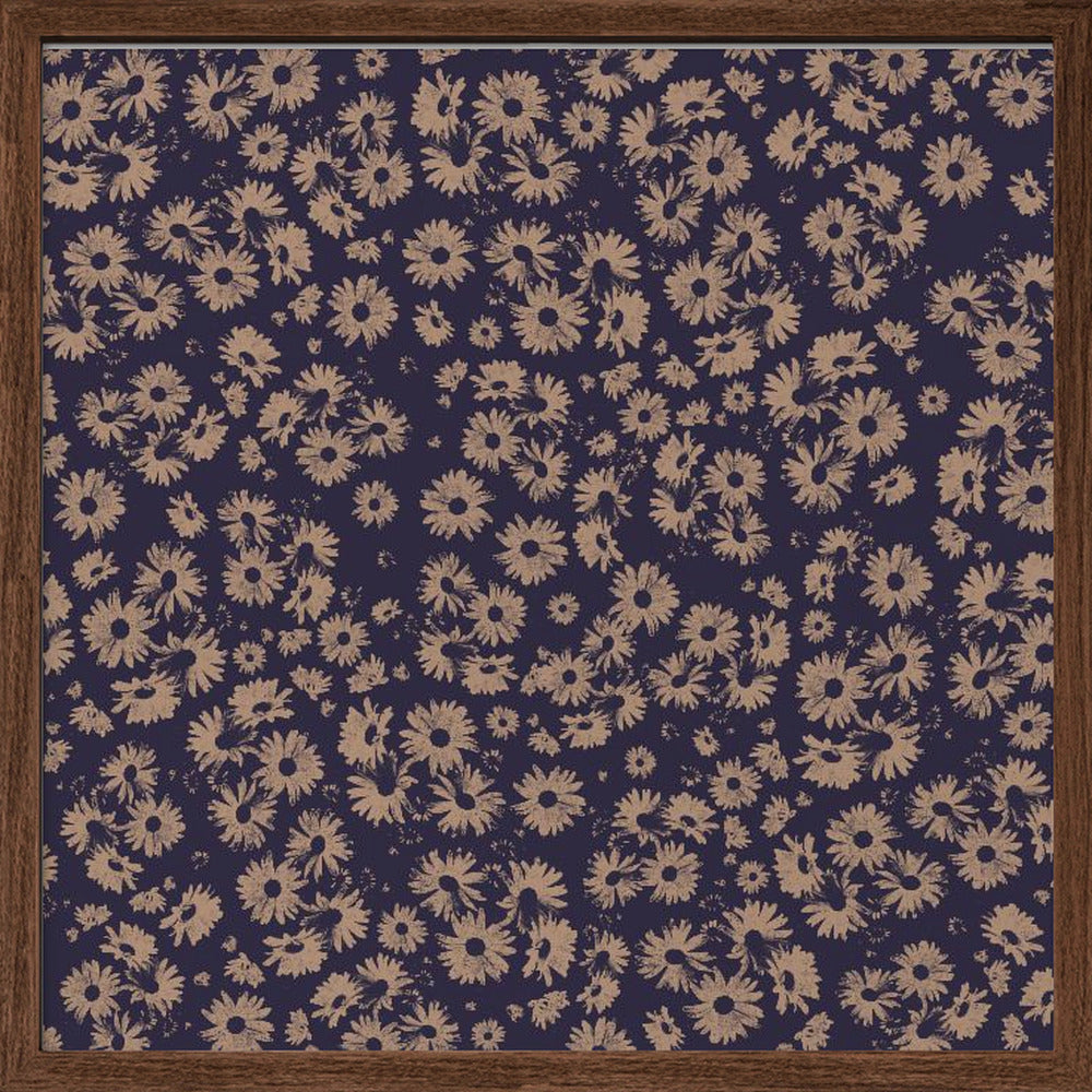 Flowers At Dawn Nº2 - Square Stretched Canvas, Poster or Fine Art Print I Heart Wall Art