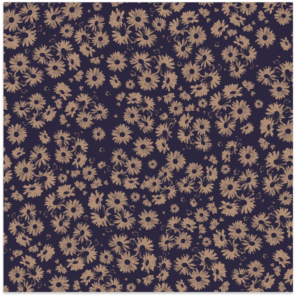 Flowers At Dawn Nº2 - Square Stretched Canvas, Poster or Fine Art Print I Heart Wall Art
