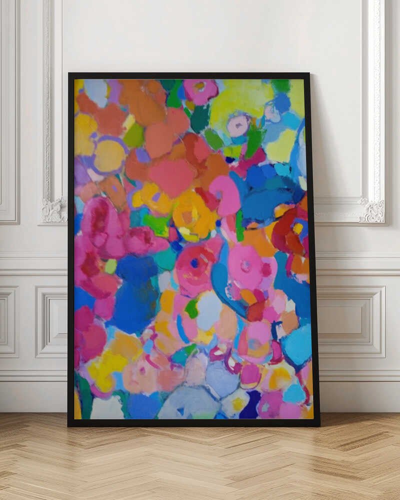Flowers Fantasy - Stretched Canvas, Poster or Fine Art Print - I Heart Wall Art - Poster Print, Canvas Print or Framed Art Print