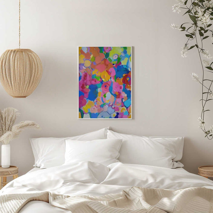 Flowers Fantasy - Stretched Canvas, Poster or Fine Art Print - I Heart Wall Art - Poster Print, Canvas Print or Framed Art Print