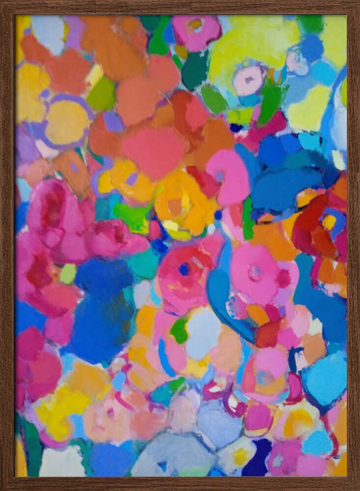 Flowers Fantasy - Stretched Canvas, Poster or Fine Art Print - I Heart Wall Art - Poster Print, Canvas Print or Framed Art Print