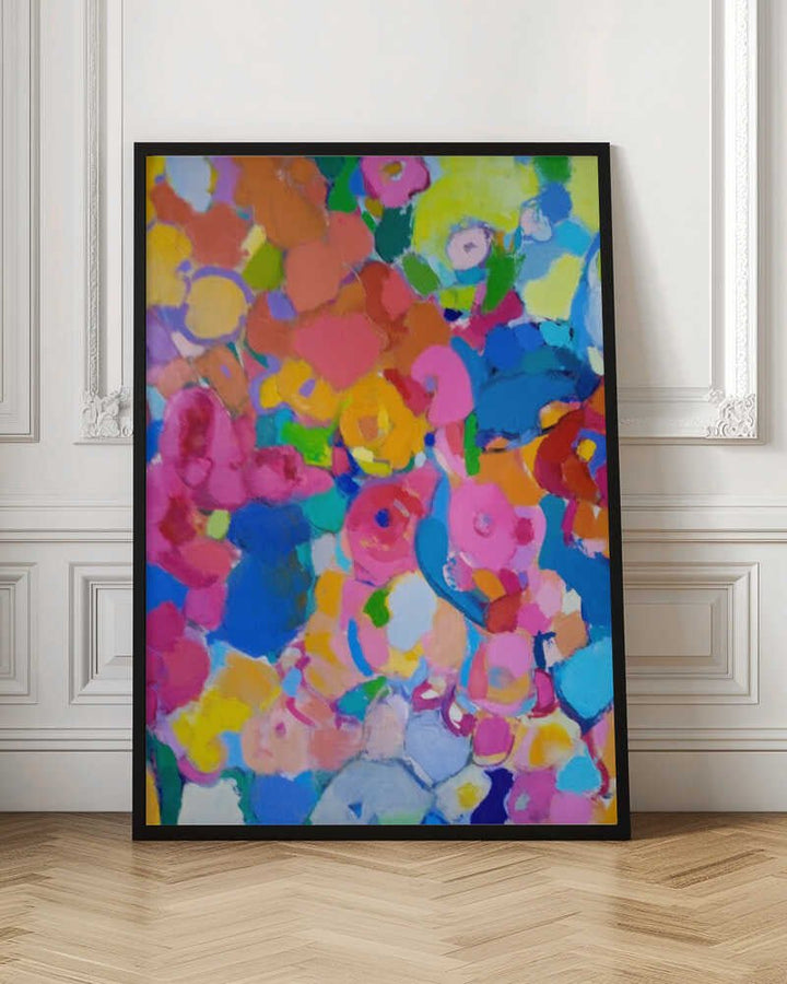 Flowers Fantasy - Stretched Canvas, Poster or Fine Art Print - I Heart Wall Art - Poster Print, Canvas Print or Framed Art Print