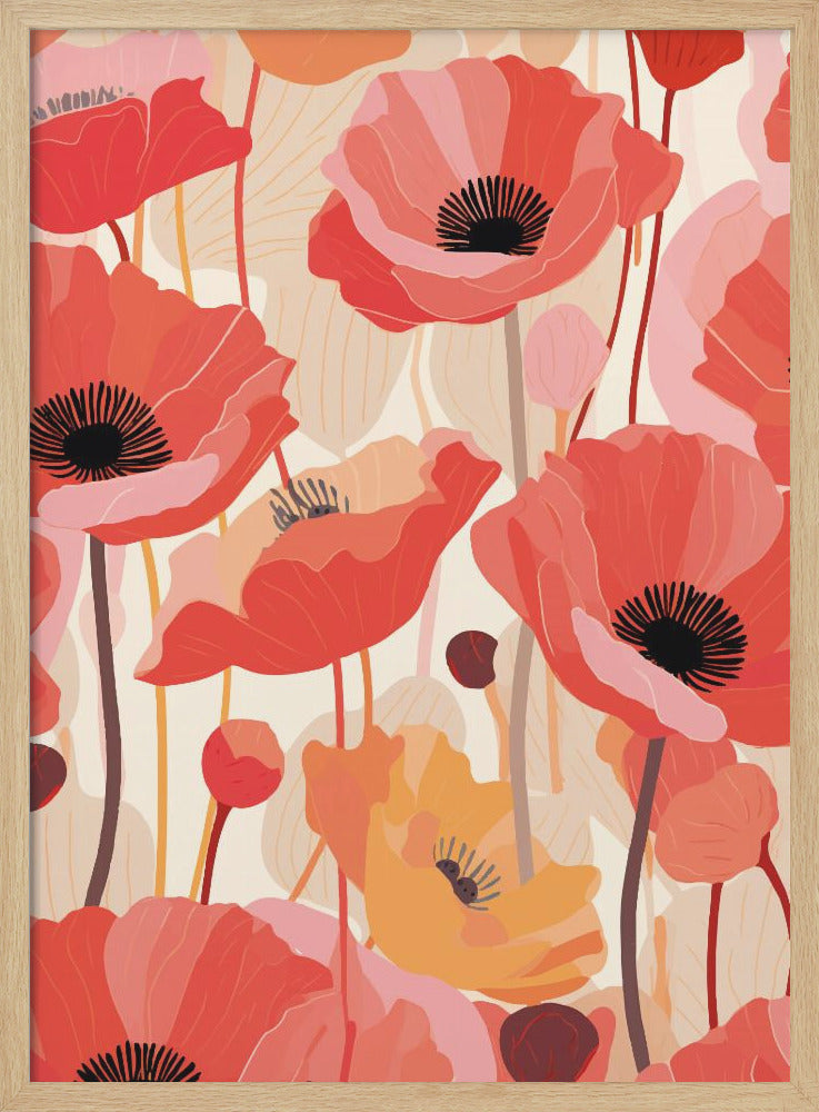 Flowers - Stretched Canvas, Poster or Fine Art Print I Heart Wall Art