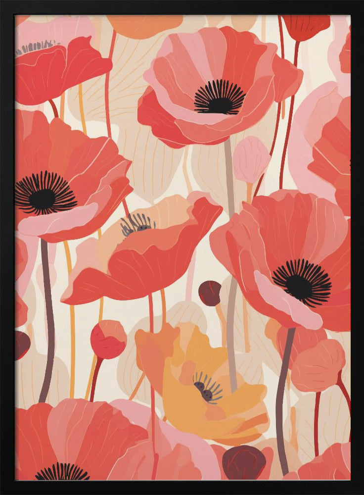 Flowers - Stretched Canvas, Poster or Fine Art Print I Heart Wall Art