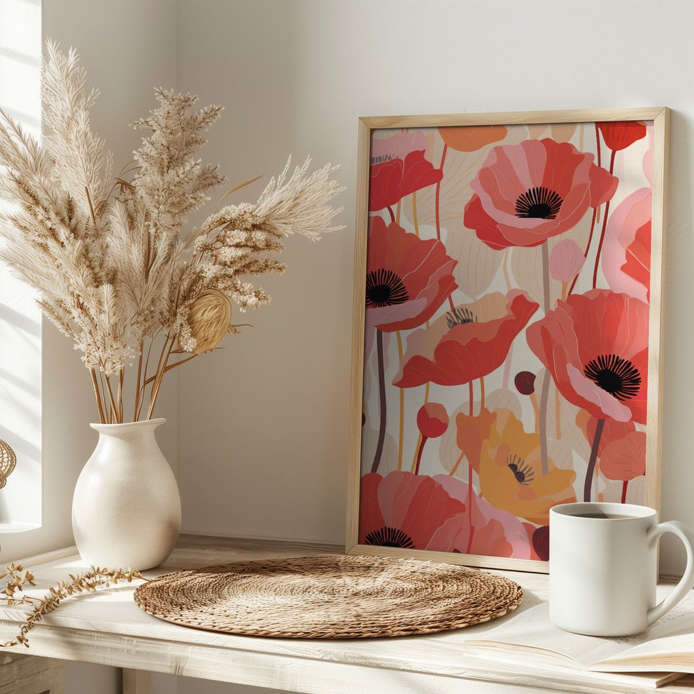 Flowers - Stretched Canvas, Poster or Fine Art Print I Heart Wall Art