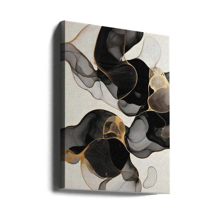 Flowing Black Gold - Stretched Canvas, Poster or Fine Art Print - I Heart Wall Art - Poster Print, Canvas Print or Framed Art Print
