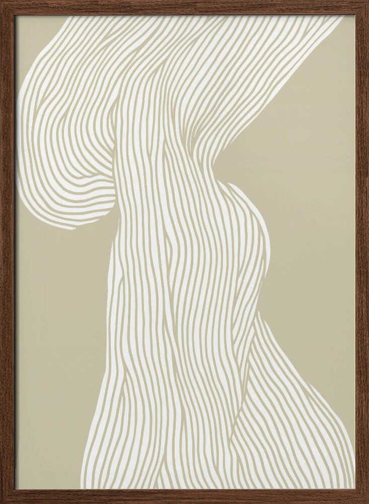 Flowing Lines Canvas - Stretched Canvas, Poster or Fine Art Print - I Heart Wall Art - Poster Print, Canvas Print or Framed Art Print