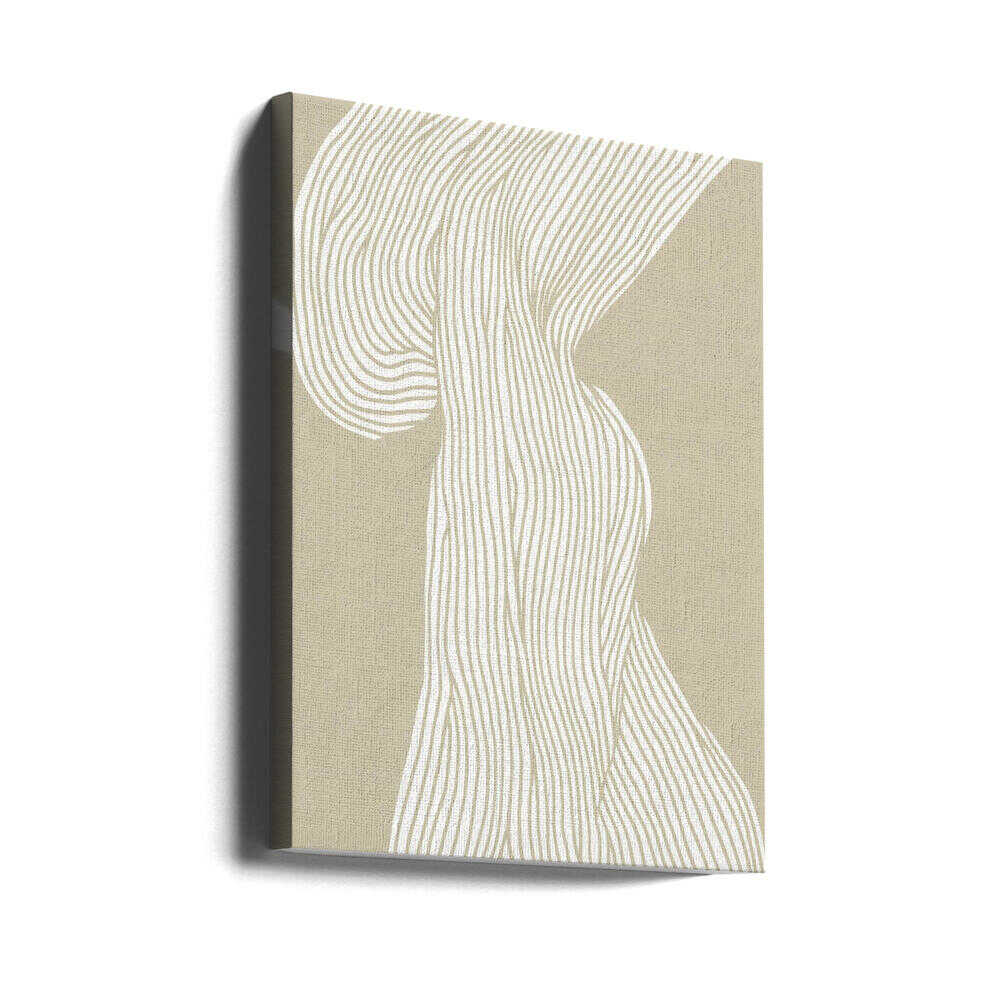 Flowing Lines Canvas - Stretched Canvas, Poster or Fine Art Print - I Heart Wall Art - Poster Print, Canvas Print or Framed Art Print