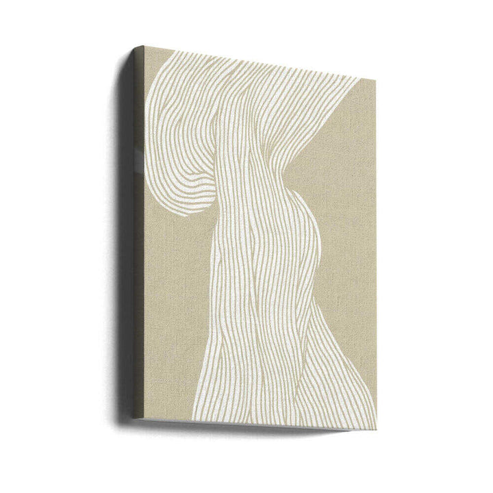 Flowing Lines Canvas - Stretched Canvas, Poster or Fine Art Print - I Heart Wall Art - Poster Print, Canvas Print or Framed Art Print