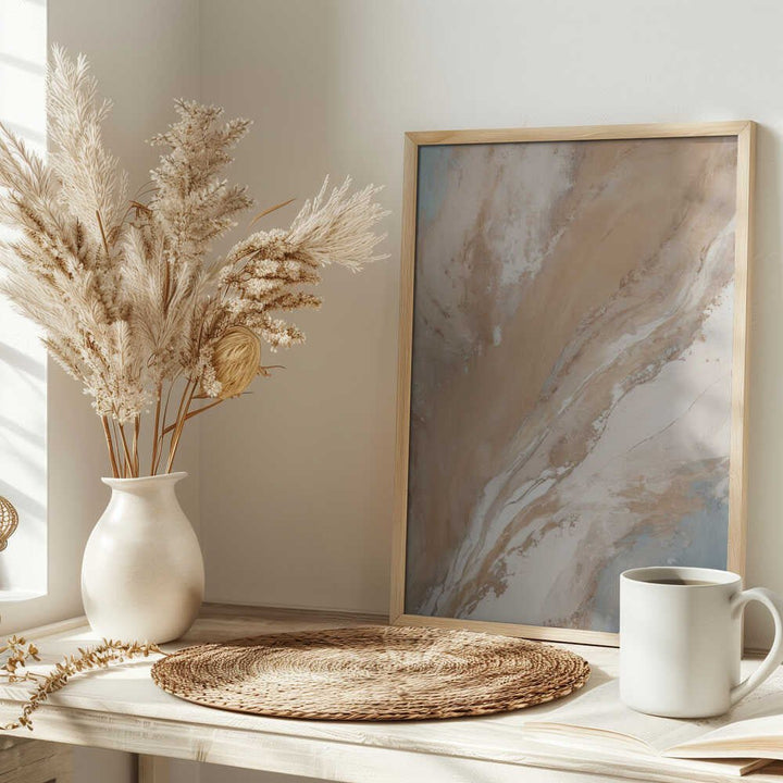 Flowing Marble Hues - Stretched Canvas, Poster or Fine Art Print - I Heart Wall Art - Poster Print, Canvas Print or Framed Art Print