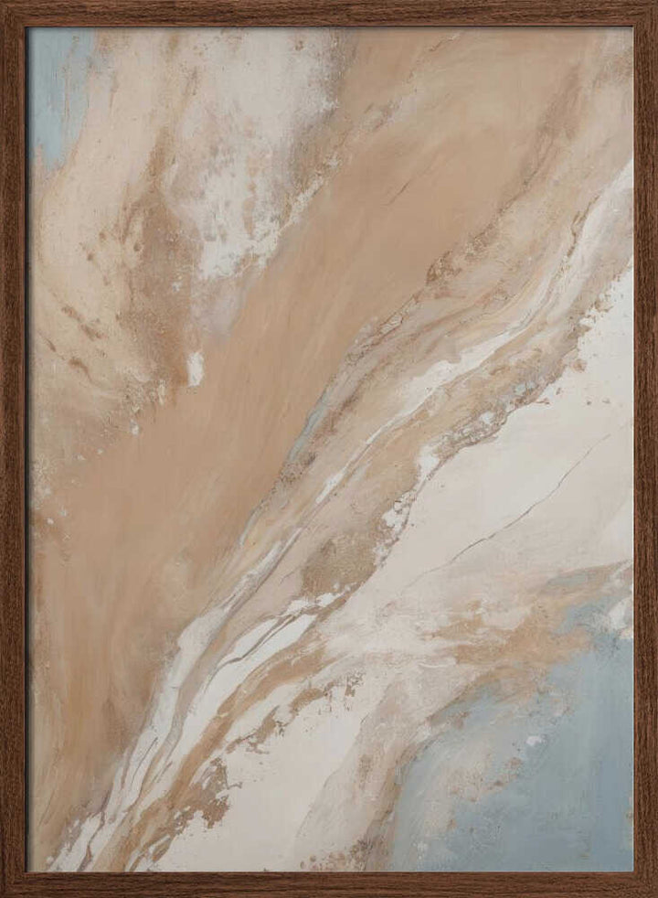 Flowing Marble Hues - Stretched Canvas, Poster or Fine Art Print - I Heart Wall Art - Poster Print, Canvas Print or Framed Art Print