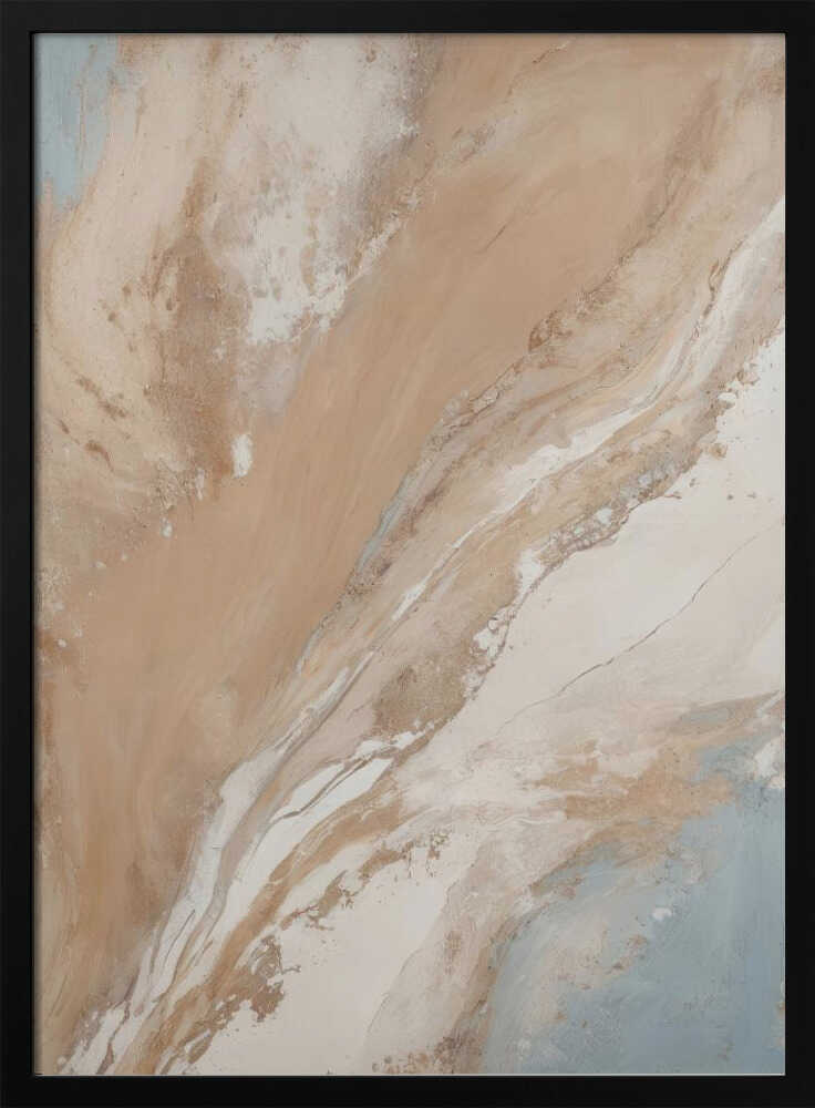Flowing Marble Hues - Stretched Canvas, Poster or Fine Art Print - I Heart Wall Art - Poster Print, Canvas Print or Framed Art Print