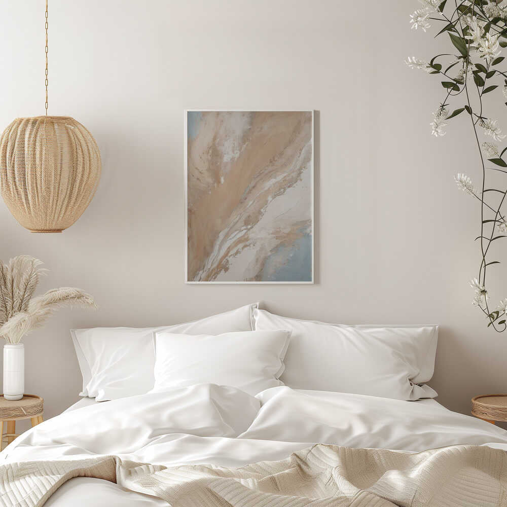 Flowing Marble Hues - Stretched Canvas, Poster or Fine Art Print - I Heart Wall Art - Poster Print, Canvas Print or Framed Art Print
