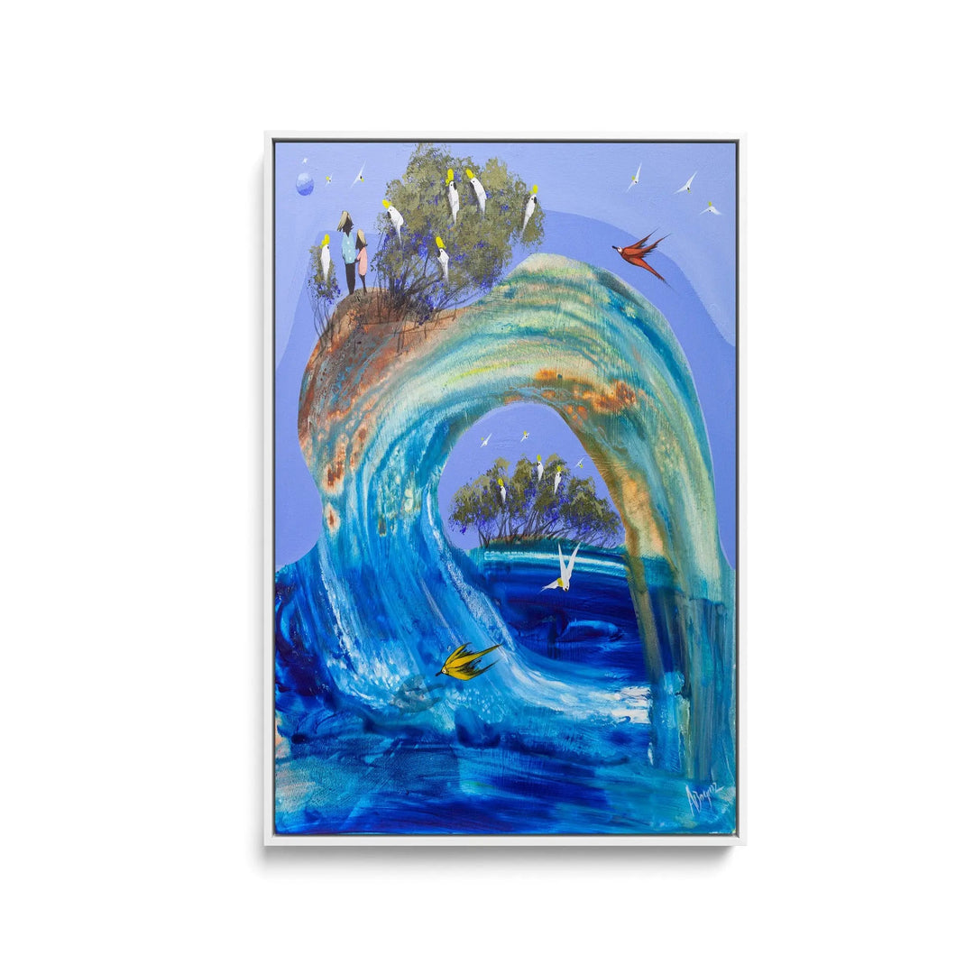 Flowing with you\tby Adam Bogusz - Stretched Canvas Print or Framed Fine Art Print - Artwork I Heart Wall Art Australia 