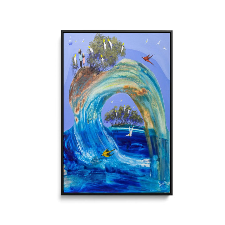 Flowing with you\tby Adam Bogusz - Stretched Canvas Print or Framed Fine Art Print - Artwork I Heart Wall Art Australia 