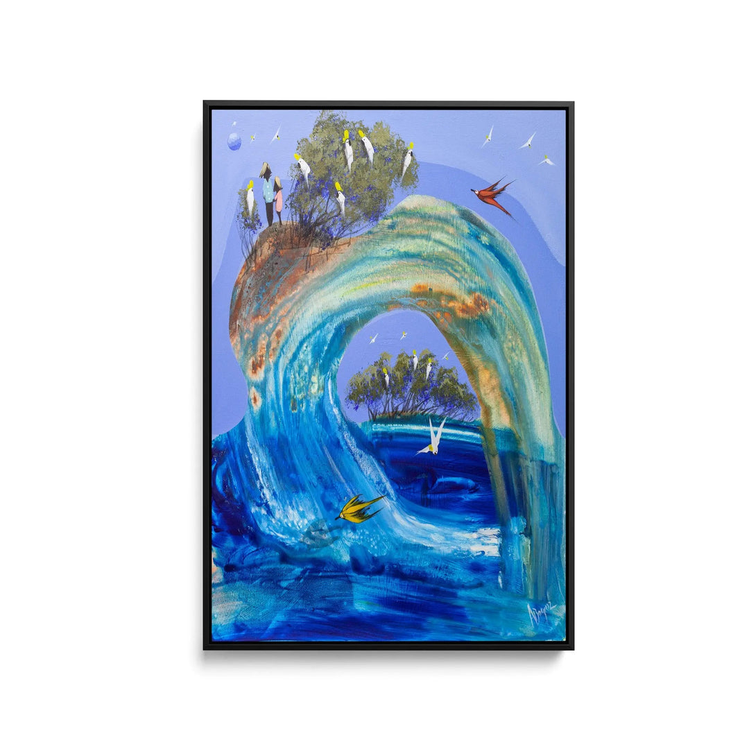 Flowing with you\tby Adam Bogusz - Stretched Canvas Print or Framed Fine Art Print - Artwork I Heart Wall Art Australia 