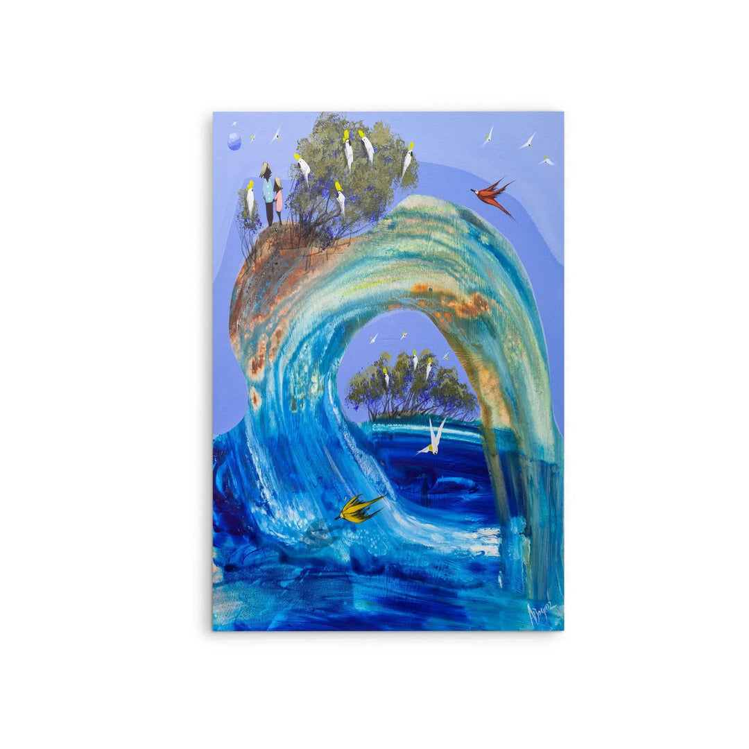 Flowing with you\tby Adam Bogusz - Stretched Canvas Print or Framed Fine Art Print - Artwork I Heart Wall Art Australia 