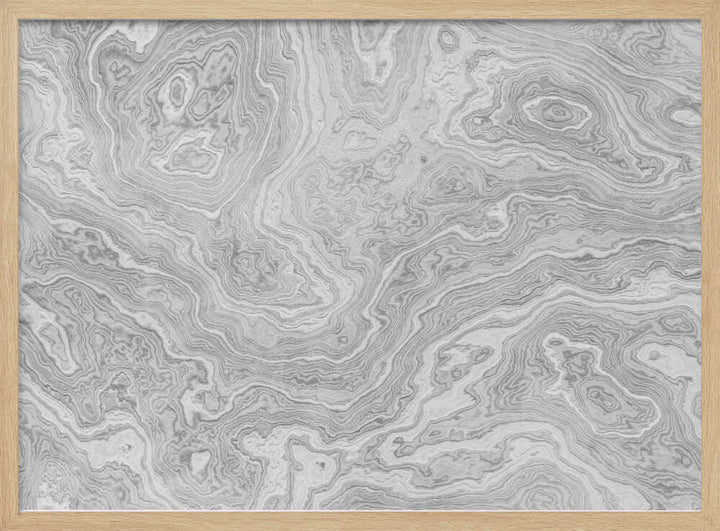 Fluid Grey Marble - Stretched Canvas, Poster or Fine Art Print - I Heart Wall Art - Poster Print, Canvas Print or Framed Art Print