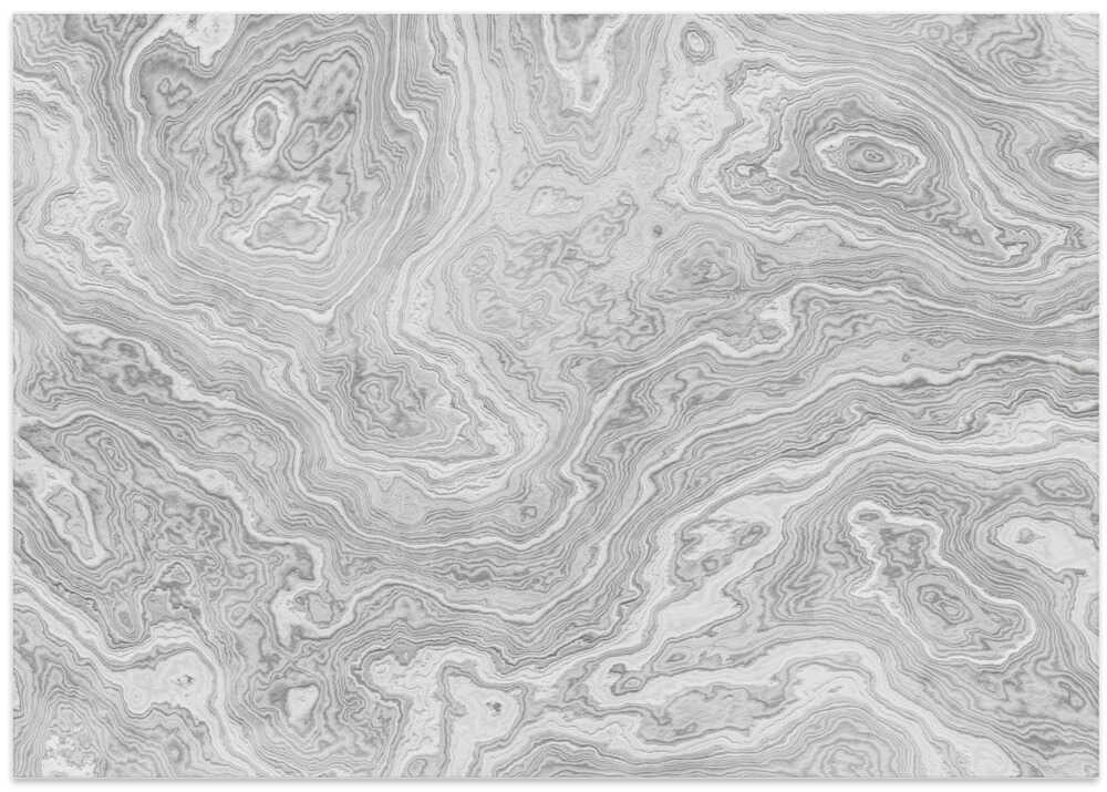 Fluid Grey Marble - Stretched Canvas, Poster or Fine Art Print - I Heart Wall Art - Poster Print, Canvas Print or Framed Art Print