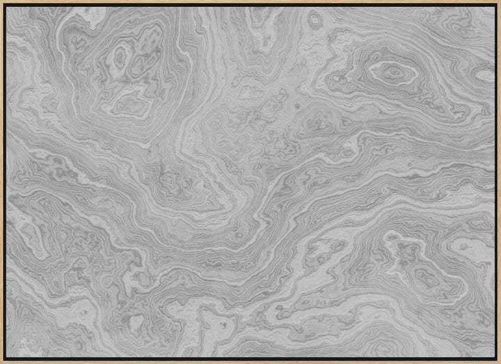 Fluid Grey Marble - Stretched Canvas, Poster or Fine Art Print - I Heart Wall Art - Poster Print, Canvas Print or Framed Art Print