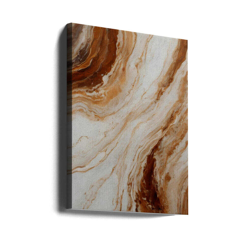 Fluid Marble Swirl - Stretched Canvas, Poster or Fine Art Print - I Heart Wall Art - Poster Print, Canvas Print or Framed Art Print