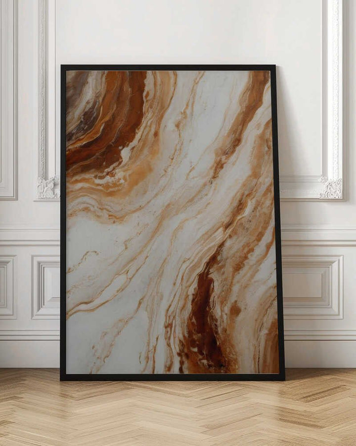 Fluid Marble Swirl - Stretched Canvas, Poster or Fine Art Print - I Heart Wall Art - Poster Print, Canvas Print or Framed Art Print
