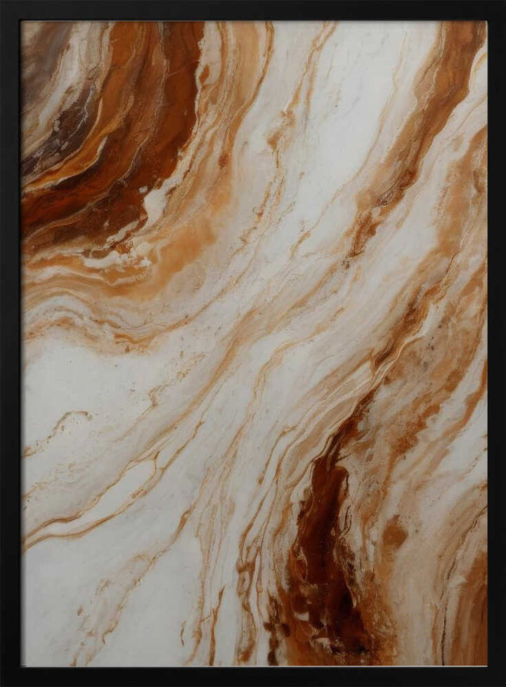 Fluid Marble Swirl - Stretched Canvas, Poster or Fine Art Print - I Heart Wall Art - Poster Print, Canvas Print or Framed Art Print