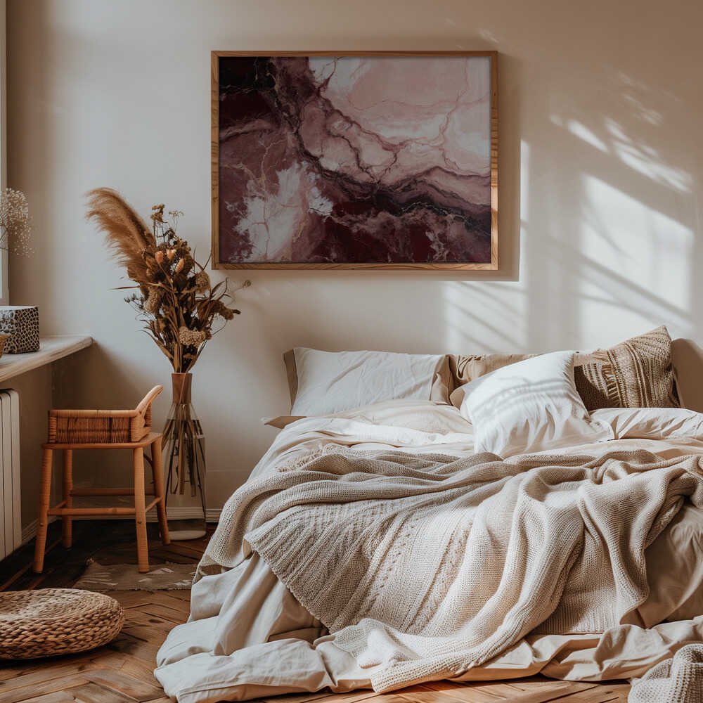 Fluid Marble Veins - Stretched Canvas, Poster or Fine Art Print - I Heart Wall Art - Poster Print, Canvas Print or Framed Art Print