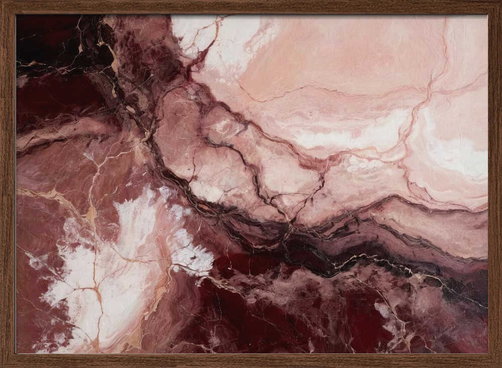 Fluid Marble Veins - Stretched Canvas, Poster or Fine Art Print - I Heart Wall Art - Poster Print, Canvas Print or Framed Art Print