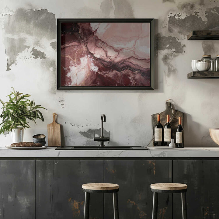 Fluid Marble Veins - Stretched Canvas, Poster or Fine Art Print - I Heart Wall Art - Poster Print, Canvas Print or Framed Art Print