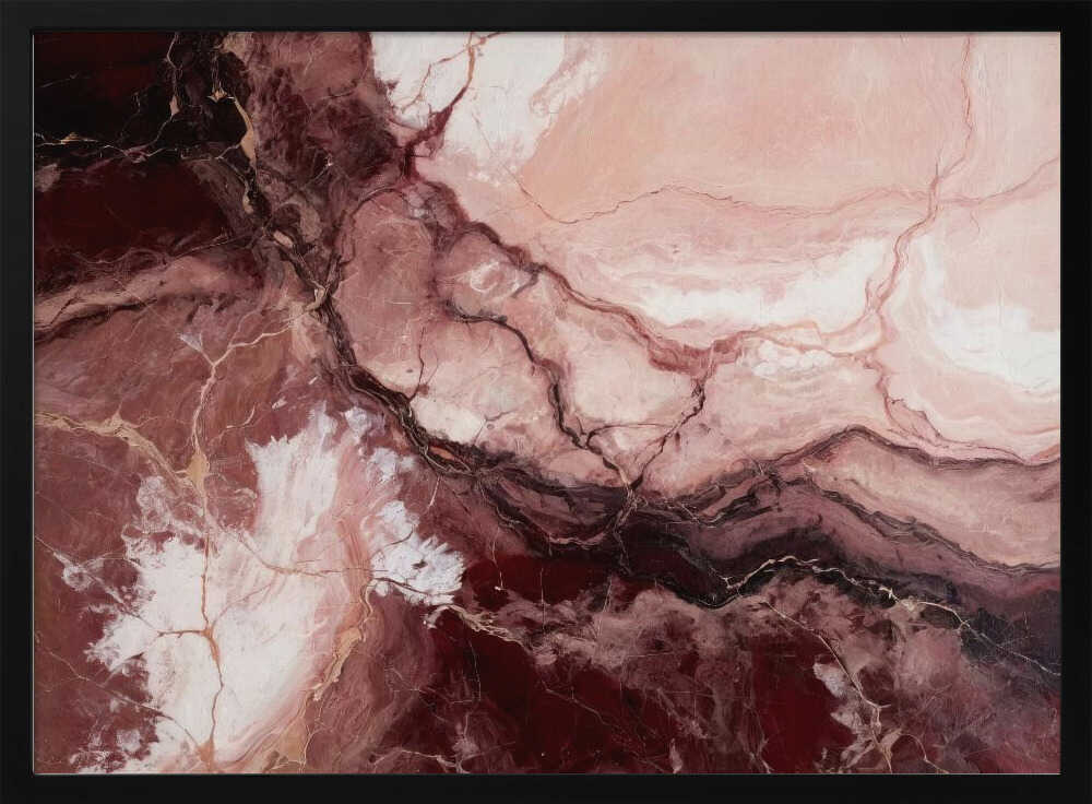 Fluid Marble Veins - Stretched Canvas, Poster or Fine Art Print - I Heart Wall Art - Poster Print, Canvas Print or Framed Art Print