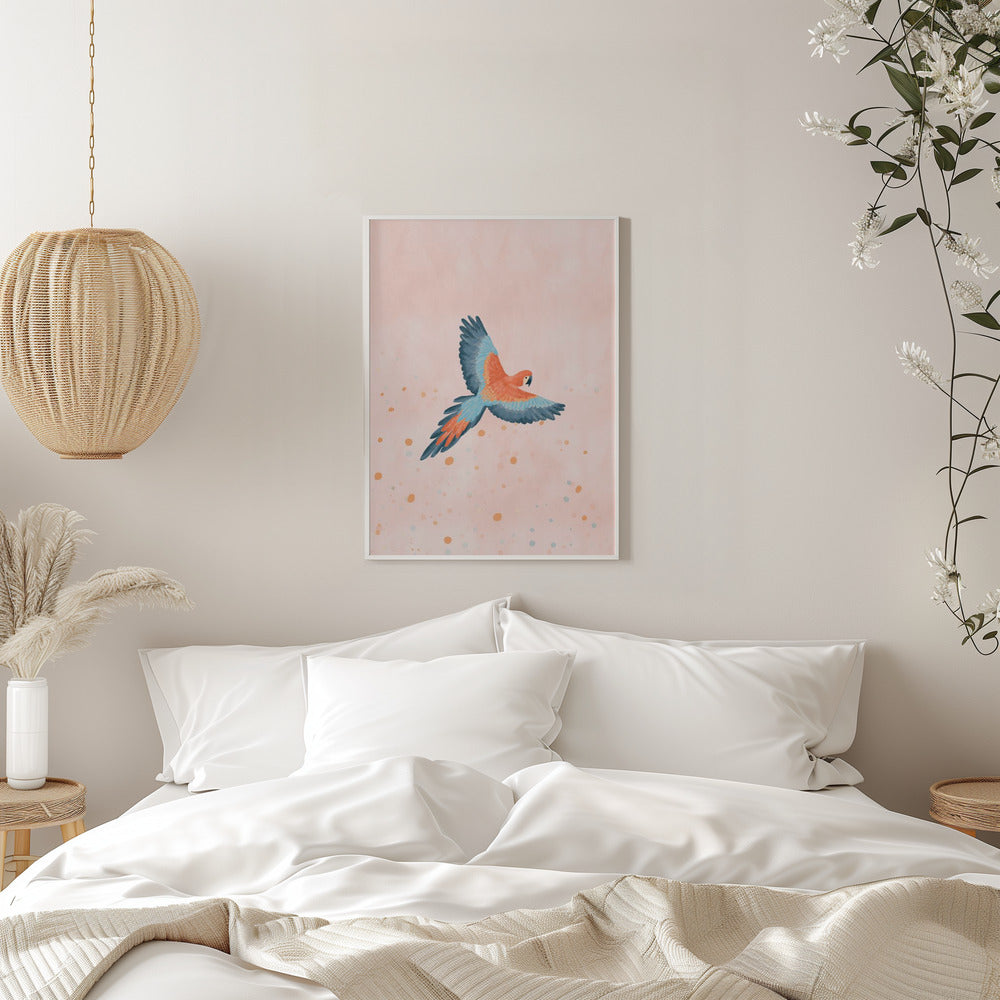 Fly With Me - Stretched Canvas, Poster or Fine Art Print I Heart Wall Art