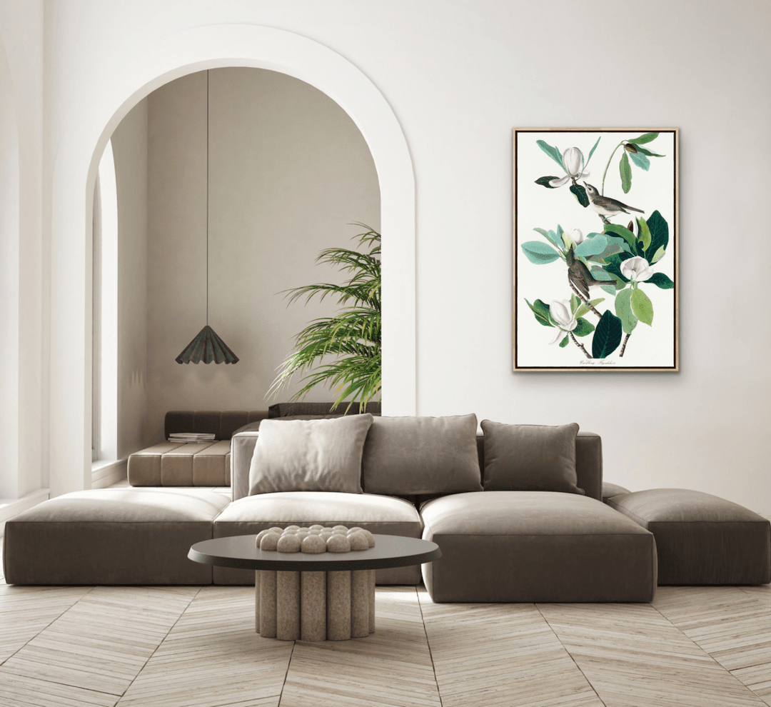 Flying Warbler by John James Audubon - Stretched Canvas or Framed Fine Art Print - I Heart Wall Art - Poster Print, Canvas Print or Framed Art Print