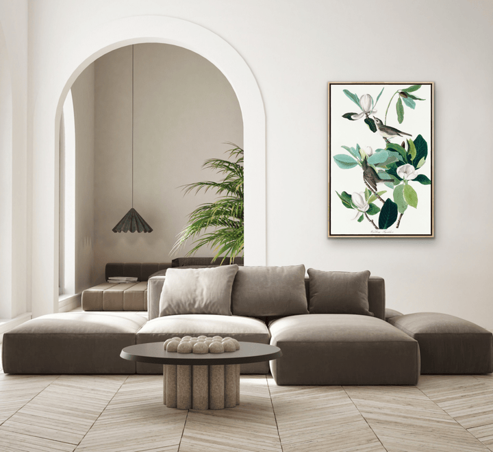 Flying Warbler by John James Audubon - Stretched Canvas or Framed Fine Art Print - I Heart Wall Art - Poster Print, Canvas Print or Framed Art Print