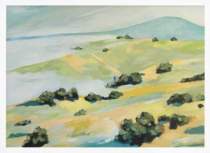 Fog and Hills - Stretched Canvas, Poster or Fine Art Print - I Heart Wall Art - Poster Print, Canvas Print or Framed Art Print