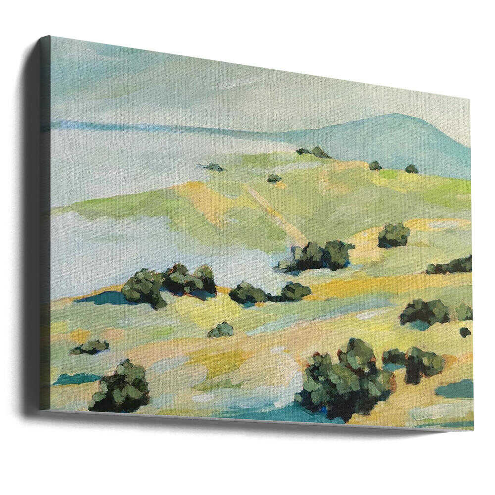 Fog and Hills - Stretched Canvas, Poster or Fine Art Print - I Heart Wall Art - Poster Print, Canvas Print or Framed Art Print