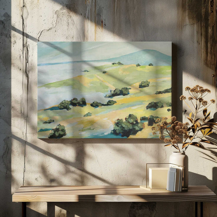 Fog and Hills - Stretched Canvas, Poster or Fine Art Print - I Heart Wall Art - Poster Print, Canvas Print or Framed Art Print