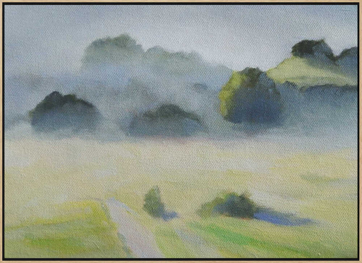 Foggy Hills - Stretched Canvas, Poster or Fine Art Print - I Heart Wall Art - Poster Print, Canvas Print or Framed Art Print