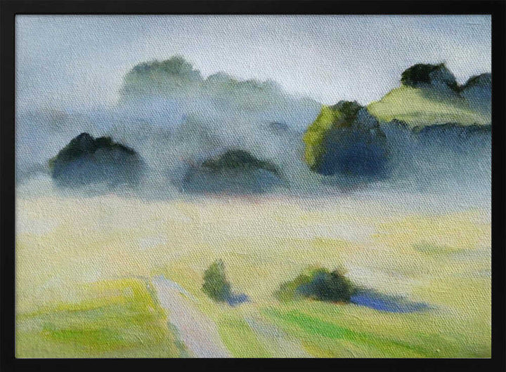 Foggy Hills - Stretched Canvas, Poster or Fine Art Print - I Heart Wall Art - Poster Print, Canvas Print or Framed Art Print