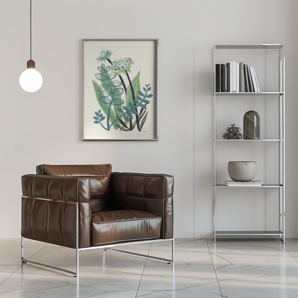 Foliage N.3 - Stretched Canvas, Poster or Fine Art Print I Heart Wall Art
