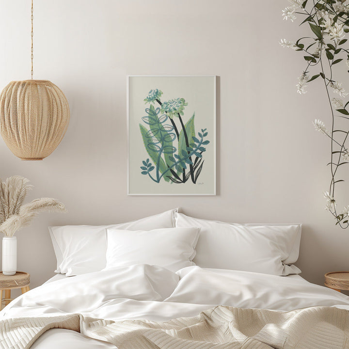 Foliage N.3 - Stretched Canvas, Poster or Fine Art Print I Heart Wall Art