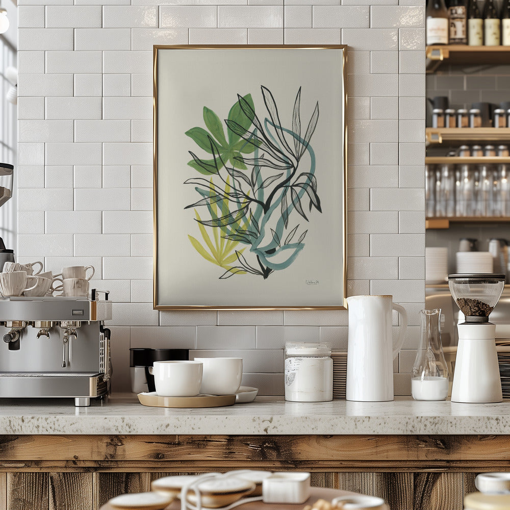 Foliage N.4 - Stretched Canvas, Poster or Fine Art Print I Heart Wall Art