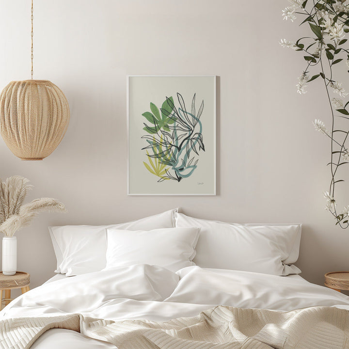 Foliage N.4 - Stretched Canvas, Poster or Fine Art Print I Heart Wall Art