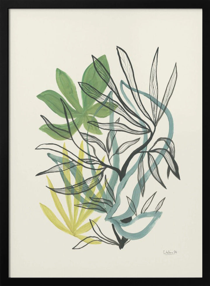 Foliage N.4 - Stretched Canvas, Poster or Fine Art Print I Heart Wall Art