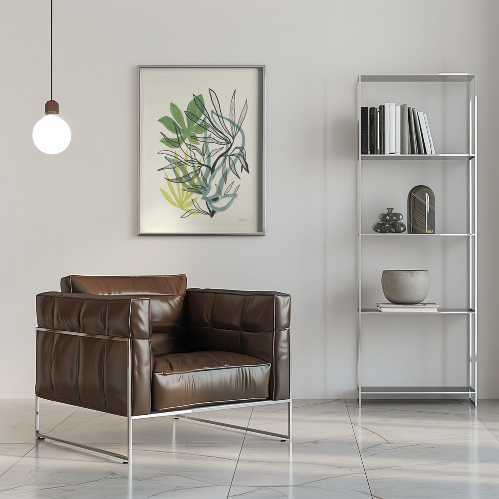 Foliage N.4 - Stretched Canvas, Poster or Fine Art Print I Heart Wall Art